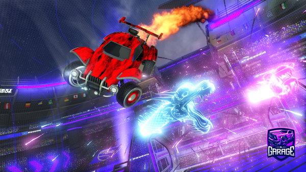 A Rocket League car design from 100Tskip