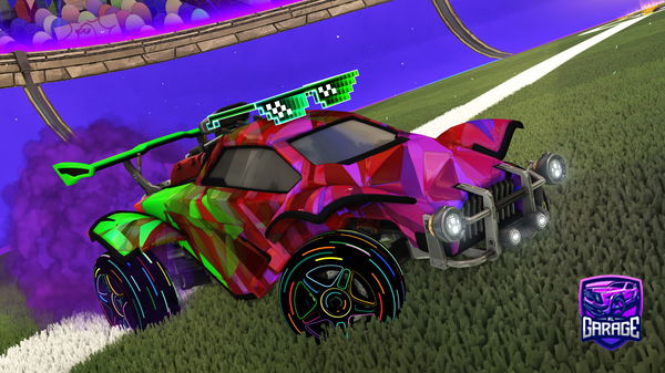 A Rocket League car design from Mewtwo77740