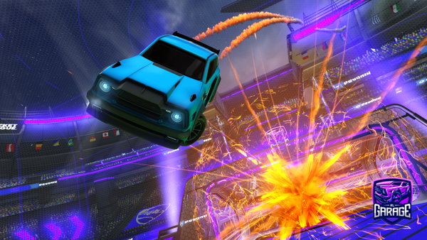 A Rocket League car design from WiIdRhino