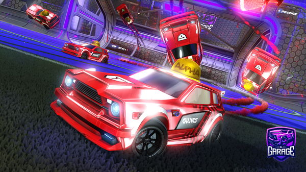 A Rocket League car design from Shadowflash
