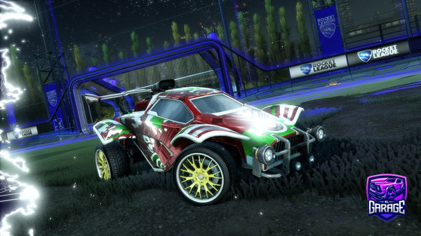 A Rocket League car design from KingJayflyDenkiO