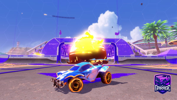 A Rocket League car design from Mab-11