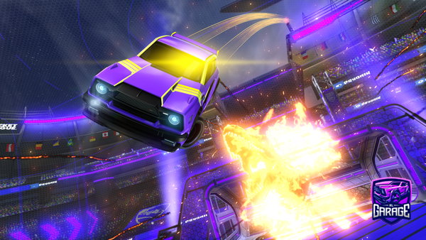 A Rocket League car design from Toasty765