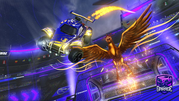 A Rocket League car design from Pouletfrit27