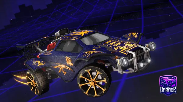 A Rocket League car design from ChappyDaBoi3