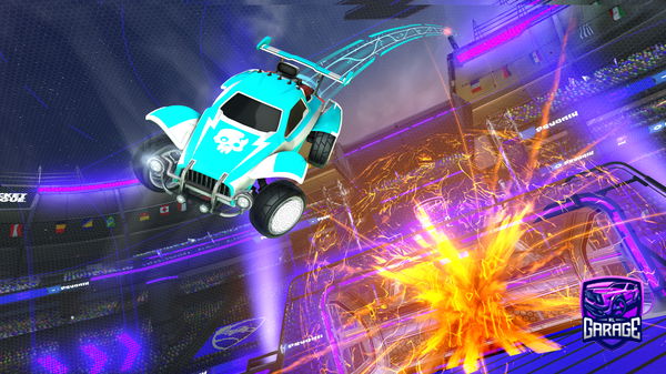 A Rocket League car design from Sasmosa