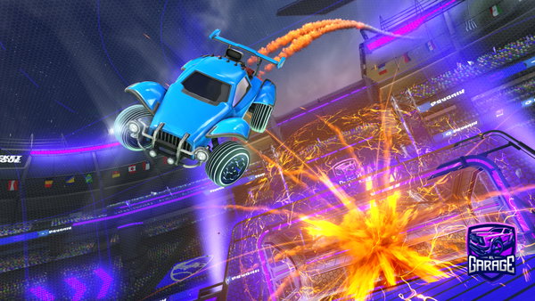 A Rocket League car design from Jdot1202