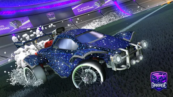 A Rocket League car design from TradeCity