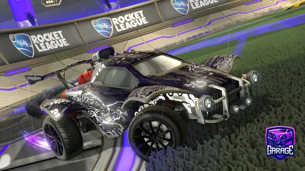 A Rocket League car design from Eatcheese123