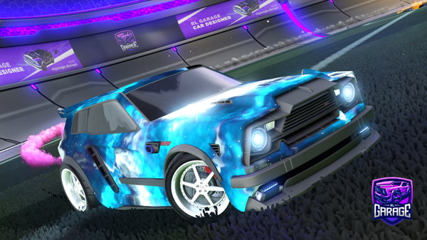 A Rocket League car design from flessy