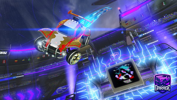 A Rocket League car design from Zarbzarus
