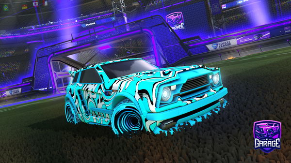 A Rocket League car design from CypherSong