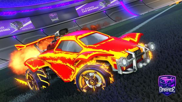 A Rocket League car design from nauctaly