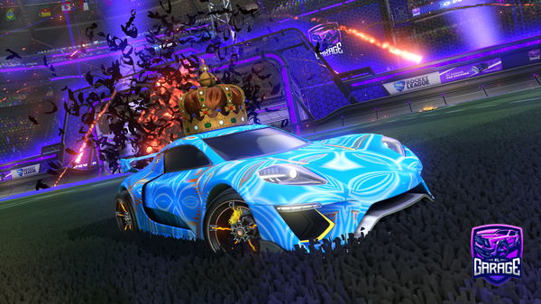 A Rocket League car design from Nzd112