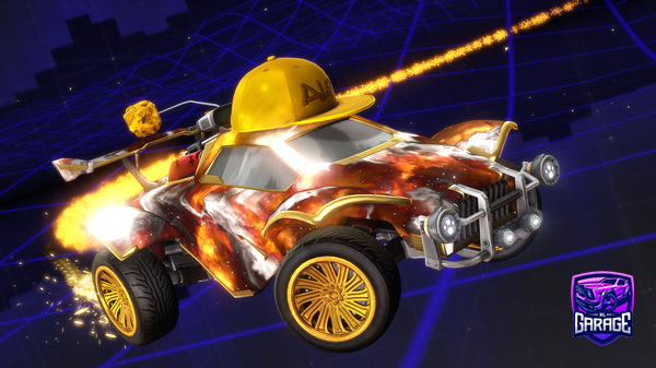 A Rocket League car design from SVGROYALE