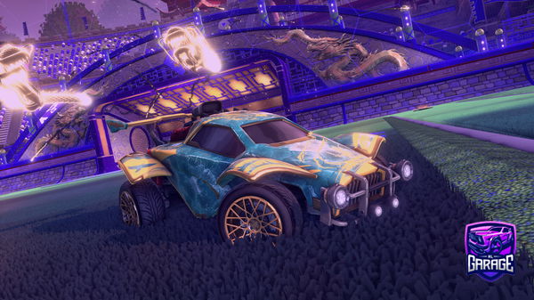 A Rocket League car design from Hayat2