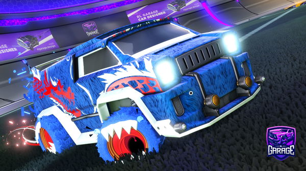 A Rocket League car design from CoolFox