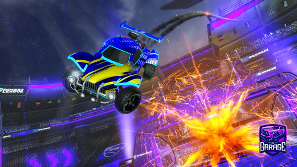 A Rocket League car design from sandeross