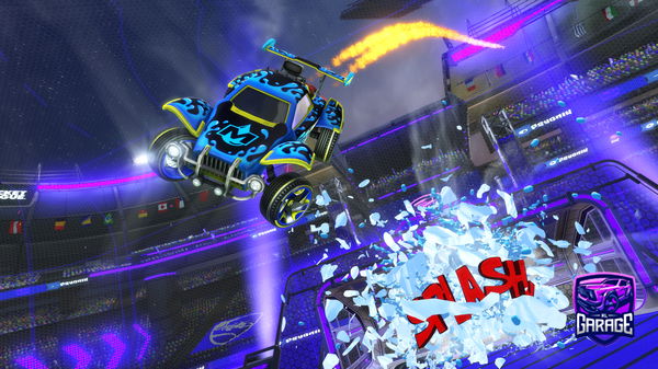 A Rocket League car design from Selenium