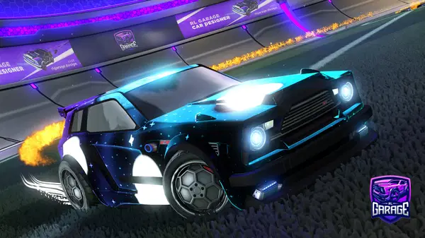 A Rocket League car design from Verrkami