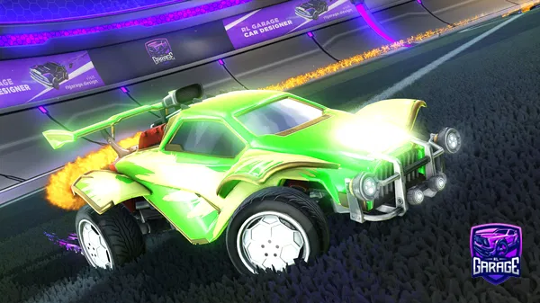A Rocket League car design from ODDESSEYO