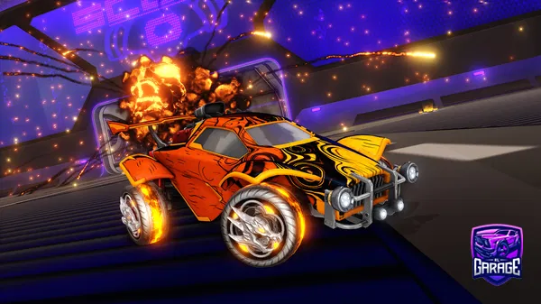 A Rocket League car design from Ximic3