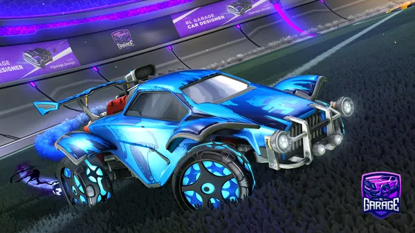 A Rocket League car design from MASTERBLUE