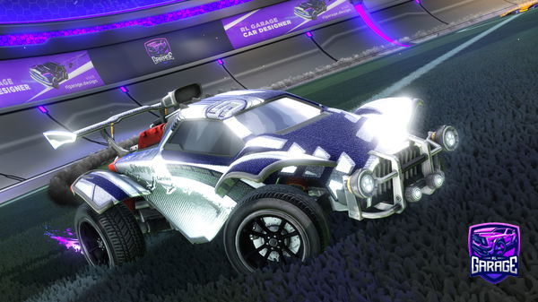 A Rocket League car design from Ionic_10