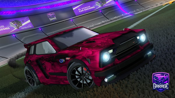 A Rocket League car design from BtoXXX