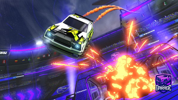 A Rocket League car design from brucedarkspoon