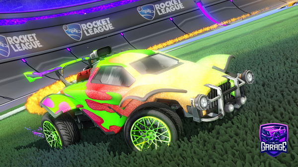 A Rocket League car design from T-rex90s_