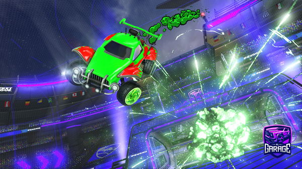 A Rocket League car design from TSLCLUXY