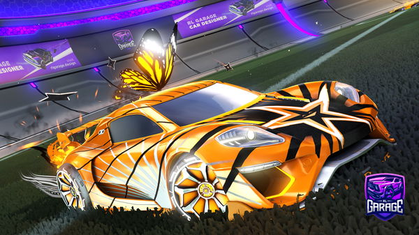 A Rocket League car design from CurtyRagsdude