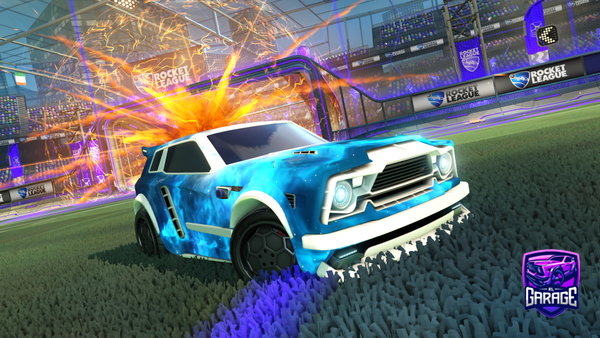 A Rocket League car design from Blanc_YT