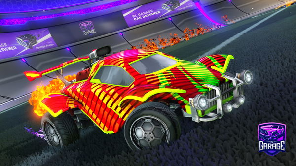 A Rocket League car design from BananBobo