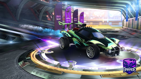 A Rocket League car design from prong