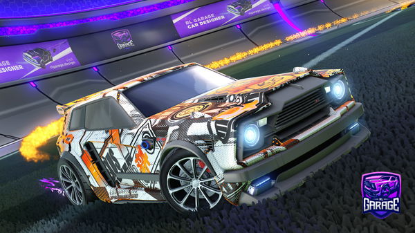 A Rocket League car design from arj0083