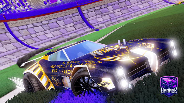 A Rocket League car design from Tom4x_yt