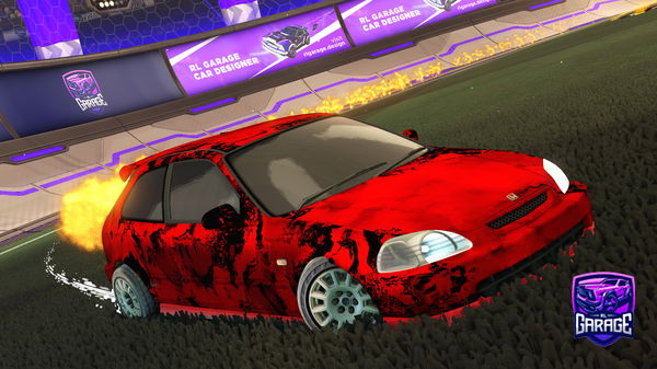 A Rocket League car design from Jackster287