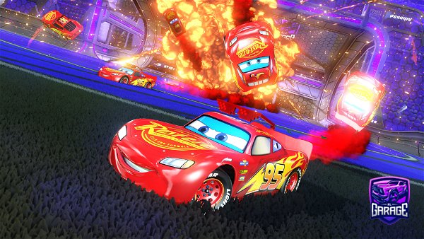 A Rocket League car design from Chargers10