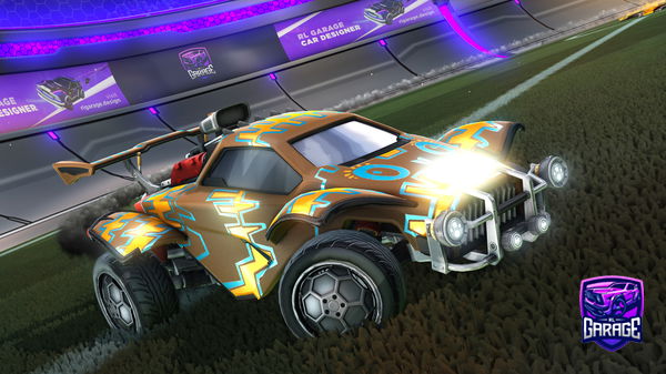 A Rocket League car design from ALoeNic