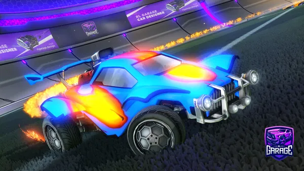 A Rocket League car design from spacevisionrrro29