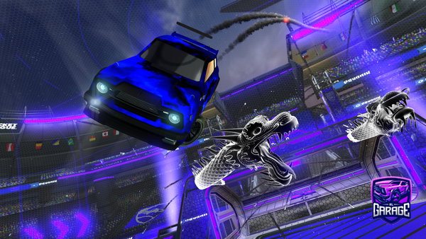 A Rocket League car design from Hussain_a14