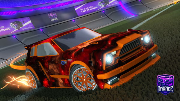 A Rocket League car design from zlewozmywak420