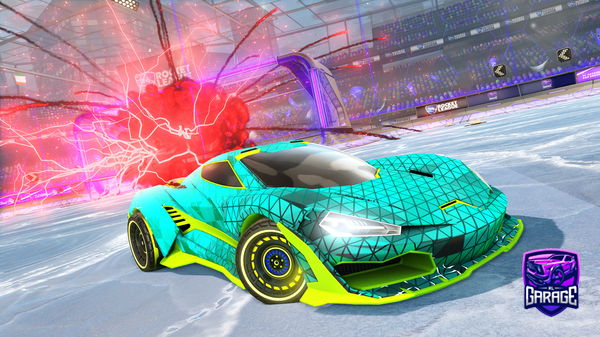 A Rocket League car design from DragonsoPL