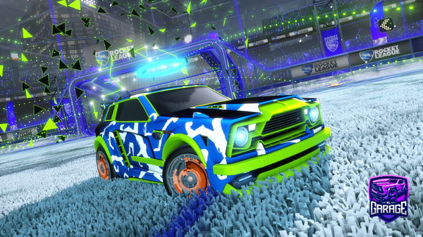 A Rocket League car design from MBR18