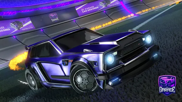 A Rocket League car design from xipp