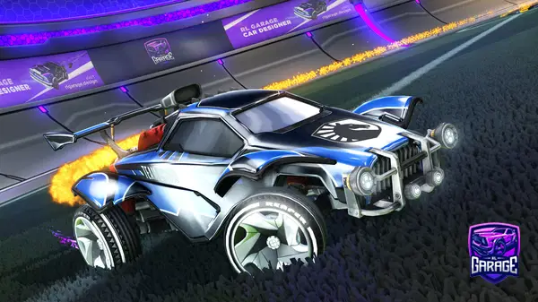 A Rocket League car design from Verrkami