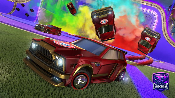 A Rocket League car design from GOGOEH