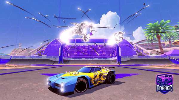 A Rocket League car design from Turbozox